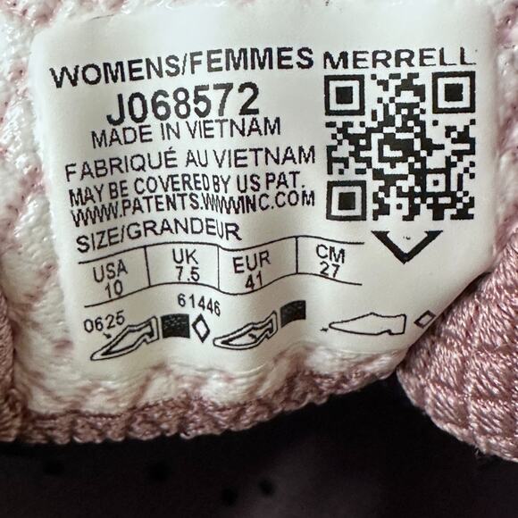 Merrell Agility Peak 5 BOA Gore-Tex Trail Running Shoes Women’s 10 Pale Cherry - Picture 7 of 7